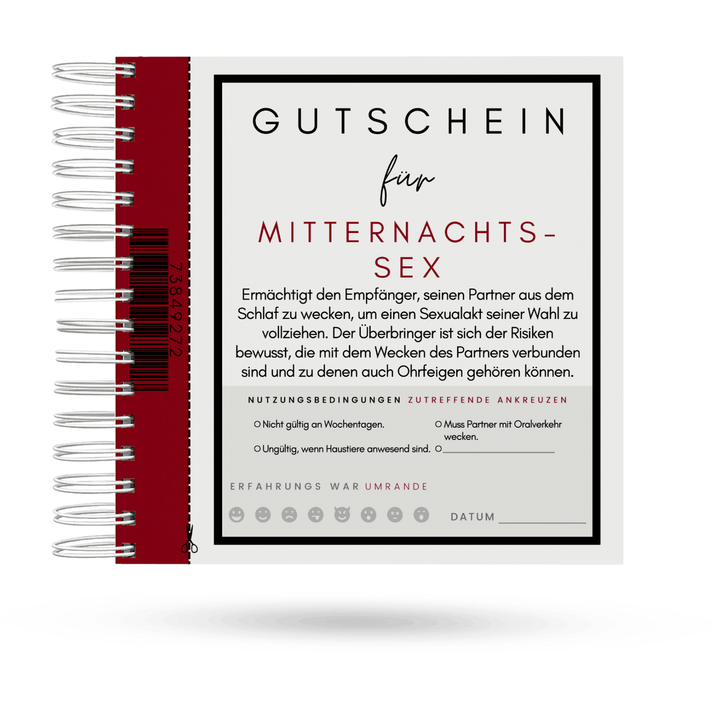 Gutscheinbuch - Sexy